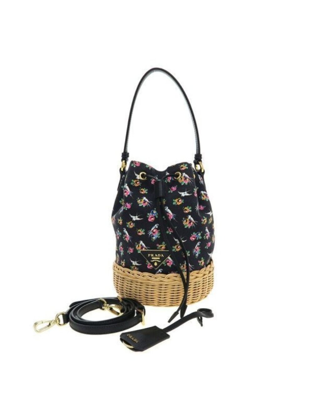 Prada Wicka 2-Way Bucket Bag